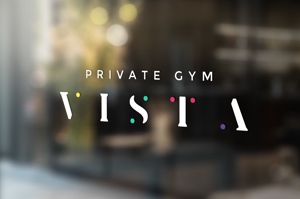 HELLO (tokyodesign)さんのパーソナルジム「private gym VISTA」のロゴへの提案