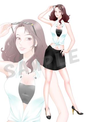 irohacya (irohacya)さんの【継続依頼あり】エステサロン「ベルフィオーレ」のイメージキャラクター作成をお願いします。への提案