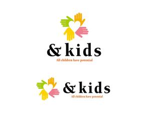 tukasagumiさんの障害児通所支援事業「＆ｋｉｄｓ」のロゴへの提案