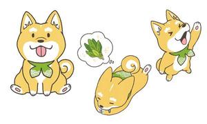 neko_tenさんのかわいい柴犬（ワンちゃん）の企業イメージキャラクターデザインを募集への提案