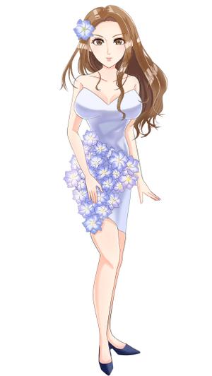 もちこ (mochiko_tarorin)さんの【継続依頼あり】エステサロン「ベルフィオーレ」のイメージキャラクター作成をお願いします。への提案