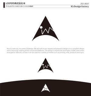K'z Design Factory (kzdesign)さんのアパレルブランドのワンポイントロゴの作成への提案