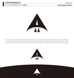K'z Design Factory (kzdesign)さんのアパレルブランドのワンポイントロゴの作成への提案