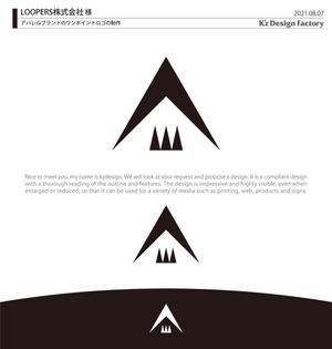 K'z Design Factory (kzdesign)さんのアパレルブランドのワンポイントロゴの作成への提案