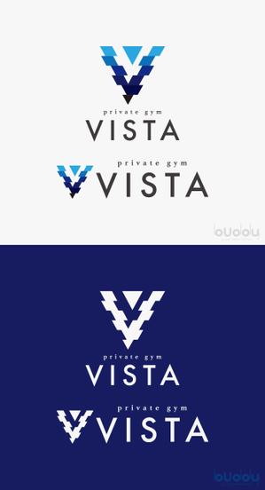 buddy knows design (kndworking_2016)さんのパーソナルジム「private gym VISTA」のロゴへの提案