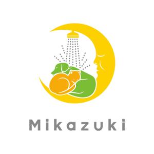 竜の方舟 (ronsunn)さんの動物病院プロデュース型トリミングサロン・ペットホテル　「Mikazuki」のロゴへの提案