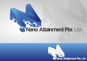 Caleb（ケイレブ） (SupernovaDesign)さんの「Nano Attainment Pte. Ltd.」のロゴ作成への提案