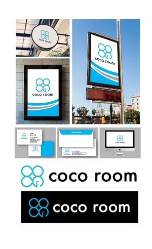 King_J (king_j)さんの不動産店舗　「coco room 」のロゴへの提案