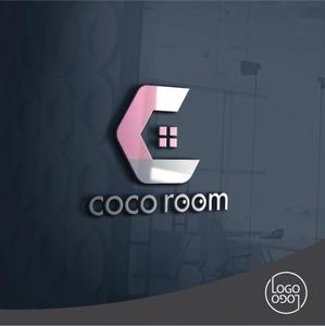 ロゴロゴ (yottofuruya)さんの不動産店舗　「coco room 」のロゴへの提案