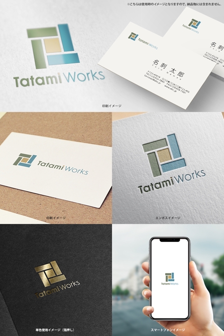 オリジント (Origint)さんのコワーキングスペース「Tatami Works」のロゴへの提案