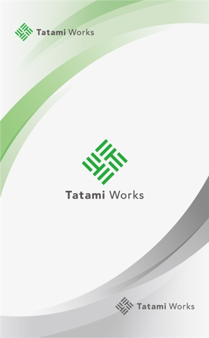 Gold Design (juncopic)さんのコワーキングスペース「Tatami Works」のロゴへの提案