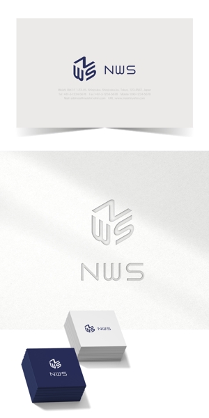 kino (labokino)さんの当社と取引先間のAPI連携システム「NWS」のロゴへの提案