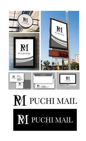 Hernandez (king_j)さんの高級飲み屋街 ラウンジ【puchi mail】のロゴへの提案