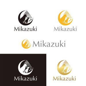 KOZ-DESIGN (saki8)さんの動物病院プロデュース型トリミングサロン・ペットホテル　「Mikazuki」のロゴへの提案