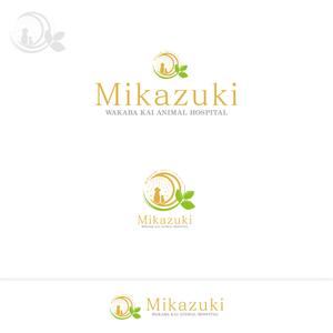 moon.b (john9107)さんの動物病院プロデュース型トリミングサロン・ペットホテル　「Mikazuki」のロゴへの提案
