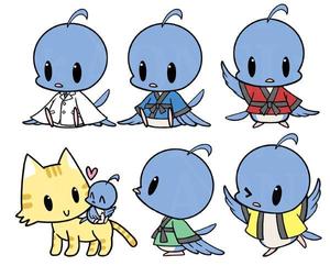 あおねぇ (pudding_0822)さんの鳥マスコットキャラクターへの提案
