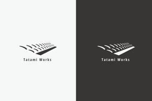 にしぐちきょうへい (guttyphoto)さんのコワーキングスペース「Tatami Works」のロゴへの提案