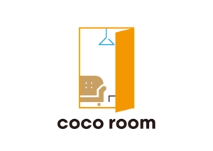 tora (tora_09)さんの不動産店舗　「coco room 」のロゴへの提案