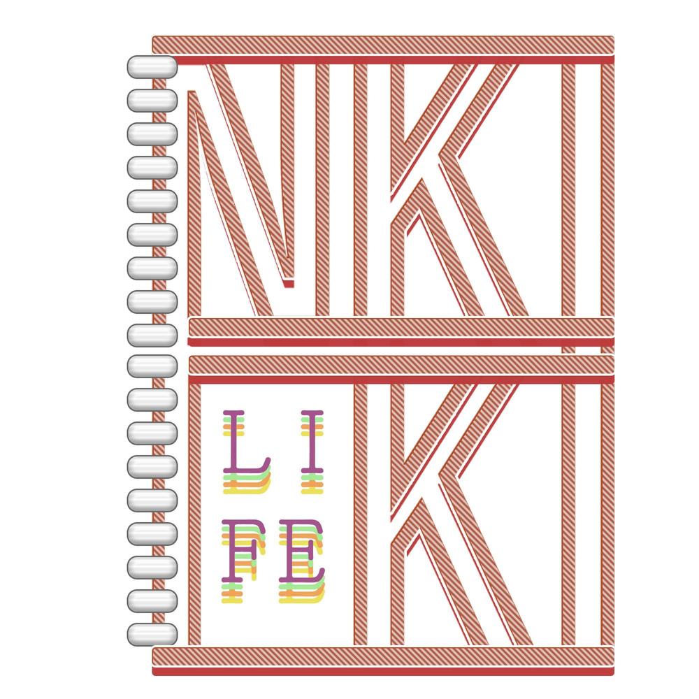 行動履歴をトークンにして残していくアプリ。「NIKKI」のロゴ制作依頼。