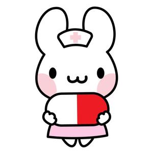 あーまん (aaman)さんの調剤薬局「うさぎ薬局」のマスコットキャラクターへの提案