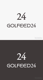 buddy knows design (kndworking_2016)さんの２４時間インドアゴルフ練習場の「２４」のデザインへの提案