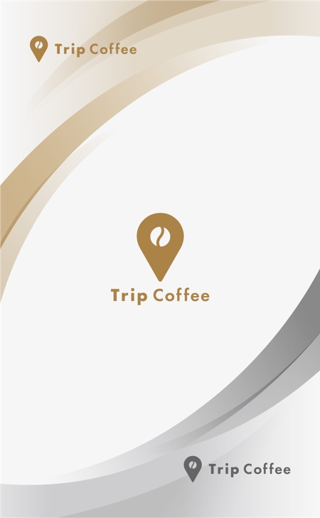 Gold Design (juncopic)さんのTrip Coffeeのロゴへの提案