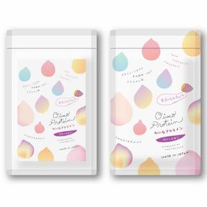 RAMUNE DESIGN STUDIO (ramune33)さんの女性向けプロテインのパッケージデザインへの提案