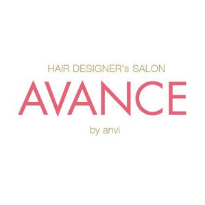 イマムラナツコ (rokuroo72)さんの「HAIR DESIGNER's SALON  AVANCE  by  anvi」のロゴ作成への提案