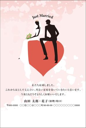 Design Lu ()さんの結婚報告のはがきの作成への提案