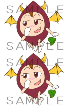 お絵描きカーネル (colonel-design-offic)さんのさつまいもの小悪魔キャラクターへの提案