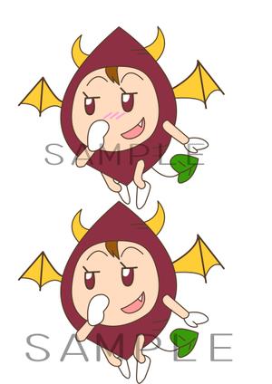 お絵描きカーネル (colonel-design-offic)さんのさつまいもの小悪魔キャラクターへの提案
