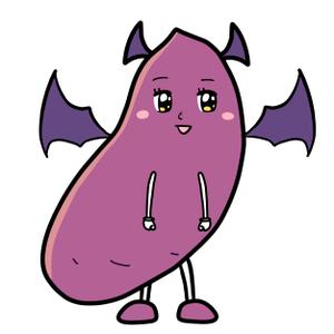 ごりまつ (kuronekobuta)さんのさつまいもの小悪魔キャラクターへの提案