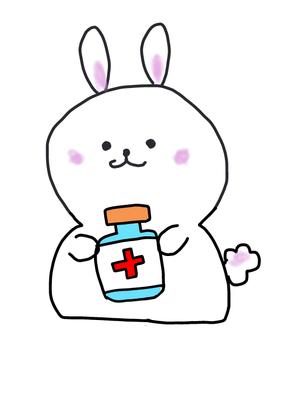 伊藤ふみ (fumi123_dai-nagon)さんの調剤薬局「うさぎ薬局」のマスコットキャラクターへの提案