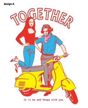 STUDIO ZEAK  (omoidefz750)さんのエモいオリジナルTシャツのデザイン募集への提案