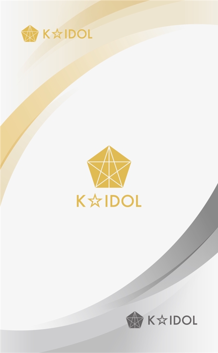 Gold Design (juncopic)さんのパーソナルトレーニングジム「K☆IDOL」のブランドロゴへの提案