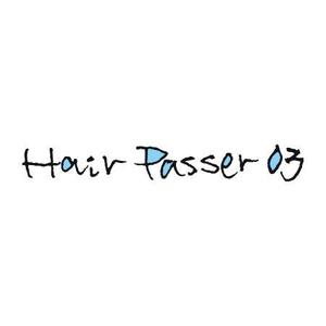 jem (France-Jem)さんの美容室「Ｈａｉｒ　ｐａｓｓｅｒ　０３」のロゴ作成への提案