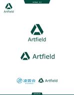 queuecat (queuecat)さんのアートオークションを運営する会社「株式会社Artfield」のロゴへの提案