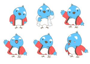 お絵描きカーネル (colonel-design-offic)さんの鳥マスコットキャラクターへの提案