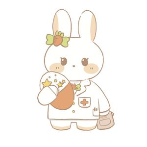 ミズキ (water_mizuki)さんの調剤薬局「うさぎ薬局」のマスコットキャラクターへの提案
