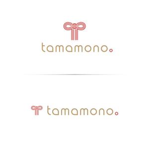 tsugami design (tsugami130)さんのギフトメディアサイト「tamamono.」のサイトロゴへの提案