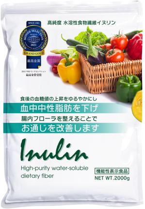 Big moon design (big-moon)さんの食物繊維イヌリンのパッケージのリニューアルデザインへの提案