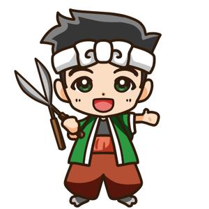 麻友 (mayu_to)さんの庭立のキャラクター『庭立マン』のアレンジへの提案