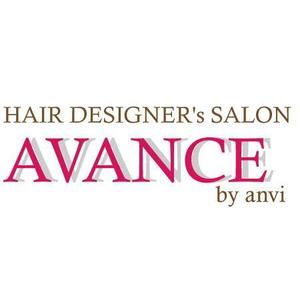 さんの「HAIR DESIGNER's SALON  AVANCE  by  anvi」のロゴ作成への提案
