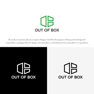 KT (KANJI01)さんの「OUT OF BOX」のロゴ作成依頼への提案