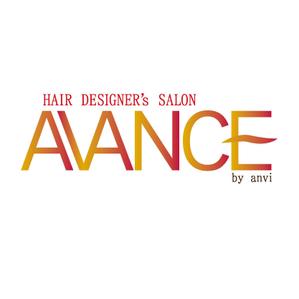 でぃで ()さんの「HAIR DESIGNER's SALON  AVANCE  by  anvi」のロゴ作成への提案