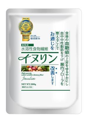 82910001 (82910001)さんの食物繊維イヌリンのパッケージのリニューアルデザインへの提案