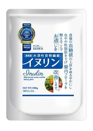 82910001 (82910001)さんの食物繊維イヌリンのパッケージのリニューアルデザインへの提案