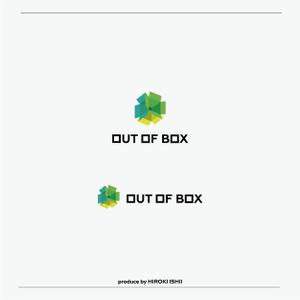 H.i.LAB. (IshiiHiroki)さんの「OUT OF BOX」のロゴ作成依頼への提案