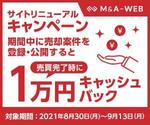 happiness_55 (hap_pi_ness55)さんのM&A-WEBのサイトで使用するキャンペーンバナー（2サイズ）作成への提案