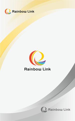Gold Design (juncopic)さんの貿易　「Rainbow Link合同会社」ロゴへの提案